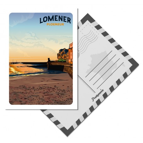 Cartes Postales de Lomener - Plage