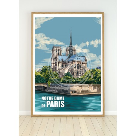 Affiche de Paris - Notre Dame