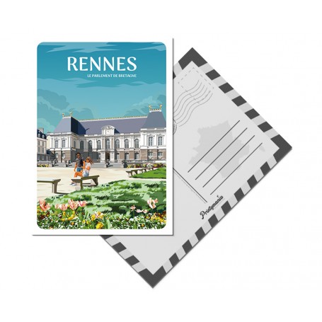 Carte Postale de Rennes
