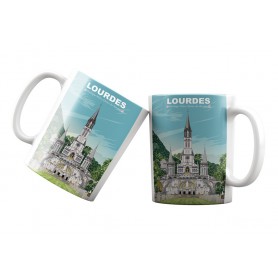 Mug de Lourdes - La Basilique Notre-Dame-du-Rosaire
