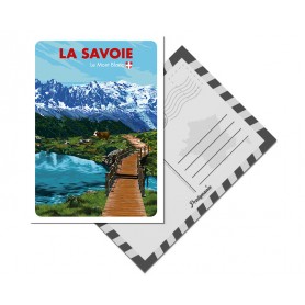 Carte postale de la Savoie - Le Mont Blanc