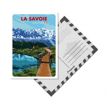 Carte postale de la Savoie - Le Mont Blanc