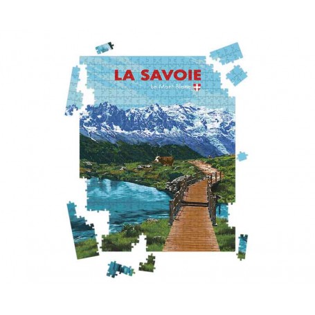 Puzzle de la Savoie - Le Mont Blanc