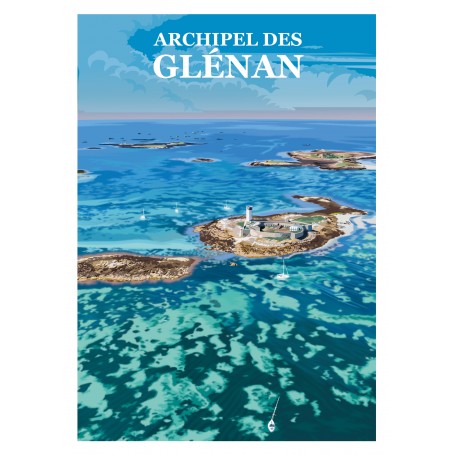 Affiche Archipel Les Glénan