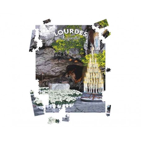 Puzzle de Lourdes - La Grotte de Massabielle