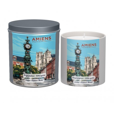 Bougie parfumée de la ville d'Amiens
