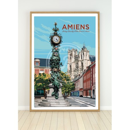 Affiche de la ville d'Amiens