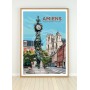 Affiche de la ville d'Amiens