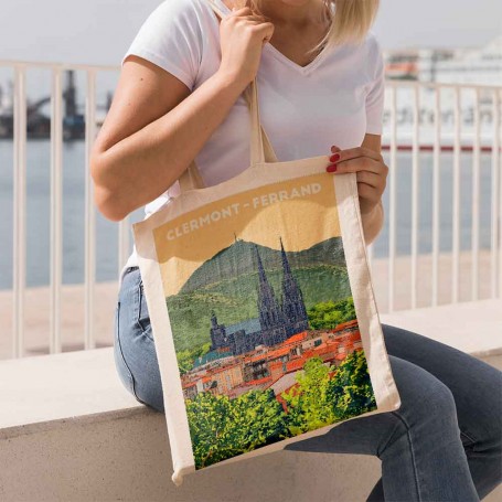 Tote Bag de Clermont-Ferrand - Cathédrale