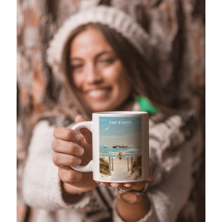 Mug du Cap d'Agde - le Fort Brescou