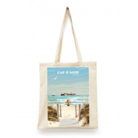 Tote Bag du Cap d'Agde - le Fort Brescou