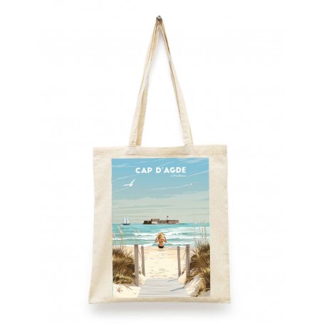 Tote Bag du Cap d'Agde - le Fort Brescou