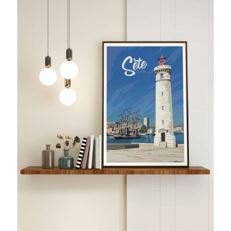 Affiche de Sète - le Phare Saint-Louis