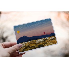 Carte postale de Clermont-Ferrand - le Puy de Dôme