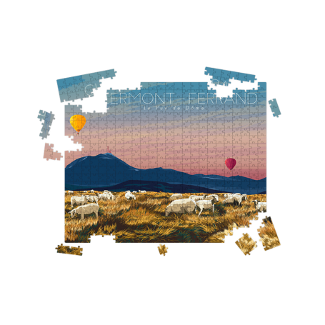 Puzzle de Clermont-Ferrand - le Puy de Dôme