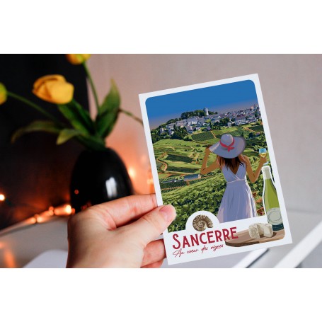 Carte Postale de Sancerre - Au coeur des vignes