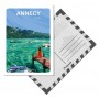 Carte postale du lac d'Annecy