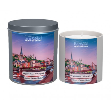 Bougie parfumée de Lyon - Quartier Saint-Georges