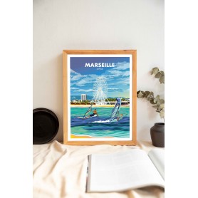 Affiche de Marseille - Le Prado