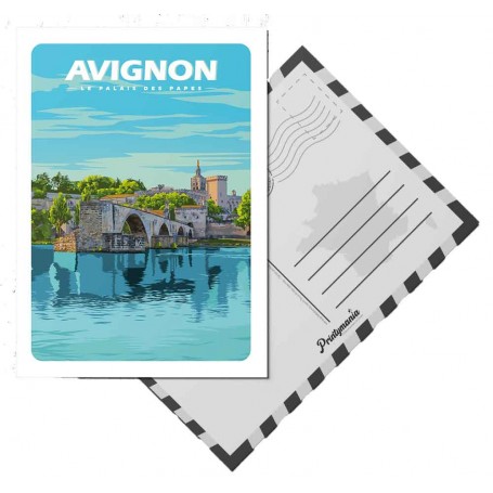 Carte Postale de Avignon - Le Palais des Papes