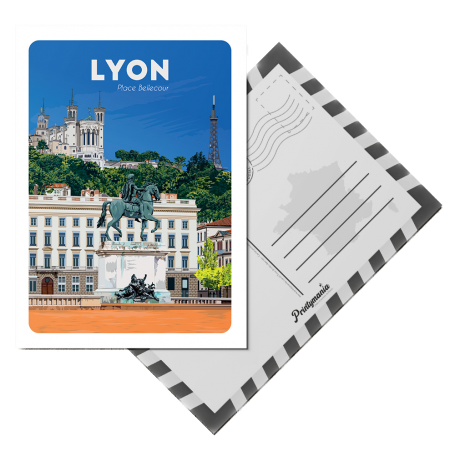 Cartes Postales de Lyon - Place Bellecour