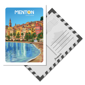 Carte Postale de Menton