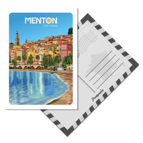 Carte Postale de Menton