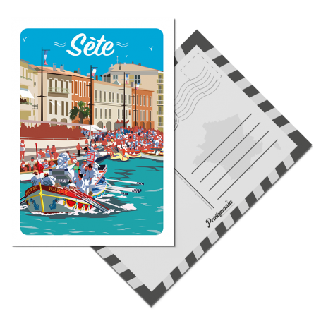 Cartes Postales de Sète - les Joutes