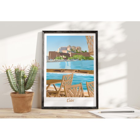 Affiche de Calvi - la Baie