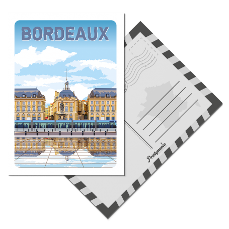 Carte Postale de Bordeaux - Place de la Bourse