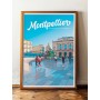 Affiche de Montpellier - Place de la Comédie