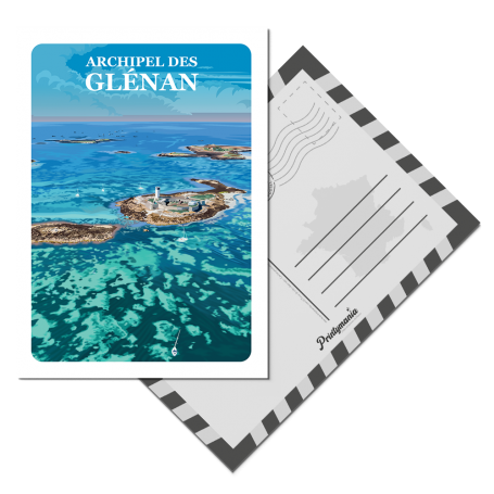 Carte postale de l'Archipel des Glénan