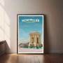 Affiche de Montpellier - Peyrou