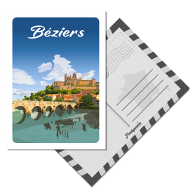 Carte Postale de Béziers