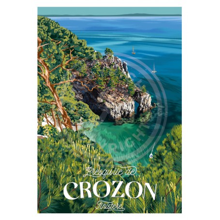 Affiche de la Presqu'île de Crozon