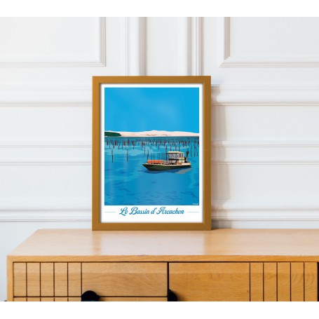 Affiche du Bassin d'Arcachon - Dunes