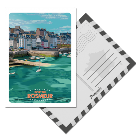 Carte postale port du Rosmeur - Douarnenez
