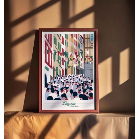 Affiche de Bayonne - Fête