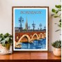 Affiche de Bordeaux - le Pont de Pierre