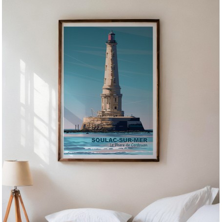 Affiche de Soulac-sur-Mer - le Phare de Cordouan