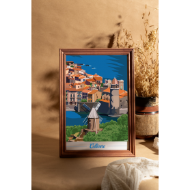 Affiche de Collioure - moulin