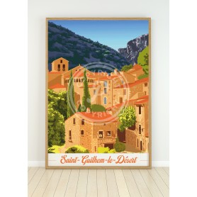 Affiche de Saint-Guilhem-le-Désert
