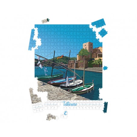 Puzzle de Collioure - barques