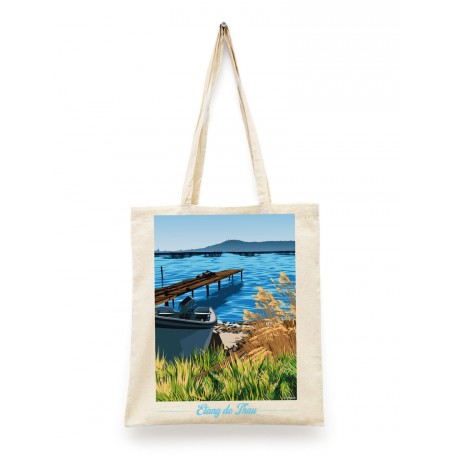 Tote Bag de l'Etang de Thau - ponton