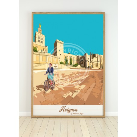 Affiche d'Avignon - Palais des Papes