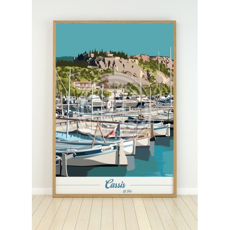 Affiche de Cassis - le fort