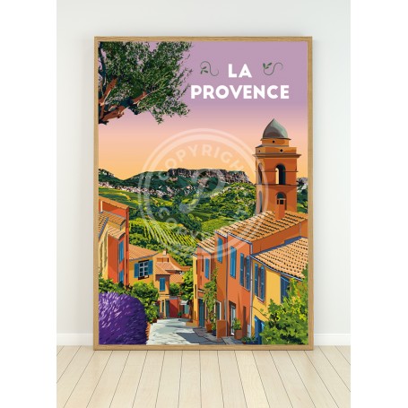 Affiche de La Provence verte