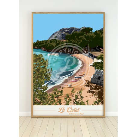 Affiche de La Ciotat - La Calanque du Mugel