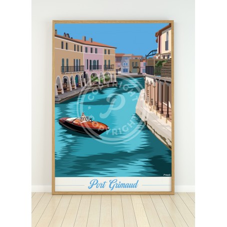 Affiche de Port Grimaud