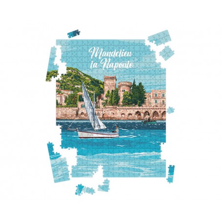 Puzzle de Mandelieu la Napoule - mer